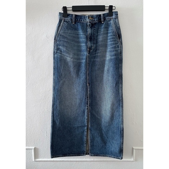 Alexa Chung x Madewell Denim Maxi Skirt